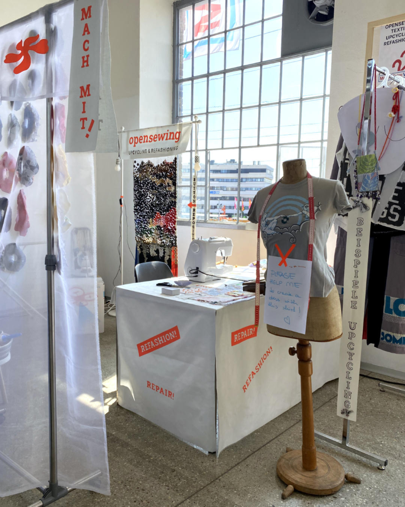 workshop booth for maker faire vienna is ready