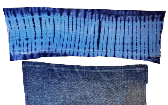 batik waistband cut plus jeans mini train