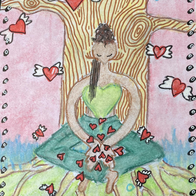 illustration of sage, the treehugger